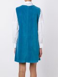 embroidered mini dress