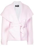 oversize notched lapel coat