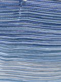 gradient striped polo shirt