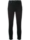 high waist cropped jeans