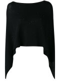 sequin cape jumper 