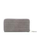 quilted zip up wallet