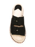 double buckle sandals 