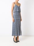 striped midi dress
