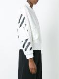 sequins spray bomber 