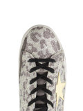 Superstar leopard print glitter sneakers