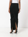 drawstring maxi skirt