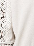 guipure insert jumper