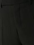 drop-crotch cropped trousers