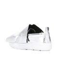 draped slip-on sneakers
