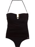 bandeau draped swimsuit