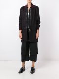 long layered bomber jacket