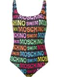 logo print swimsuit