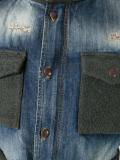 paneled denim jacket 