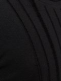 textured trim sweatshirt 