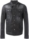 microstudded denim jacket