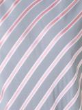 knotted hem striped dress