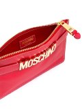 logo strap clutch