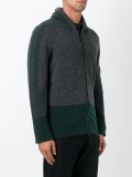hooded zip-up jacket