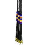 beaded canvas belt