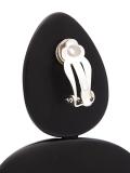 drop disc clip on earrings