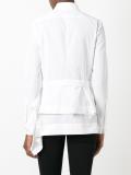 asymmetric layered design shirt