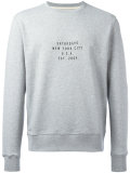 slogan print sweatshirt
