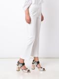 tailored cropped trousers