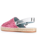 high shine espadrilles 