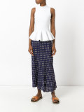 printed maxi skirt