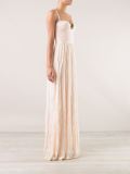 bustier maxi dress