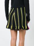 embroidered mini skirt 
