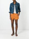 floral print shorts