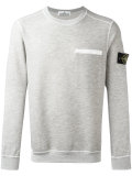 patch pocket sweatshirt