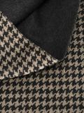 houndstooth pattern scarf