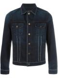 contrast stitch denim jacket