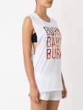 'Burn baby burn' tank top