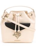 detachable strap bucket tote