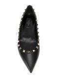 'Rockstud'尖头平底鞋