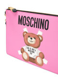 teddy bear print clutch