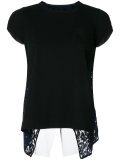 open back lace T-shirt