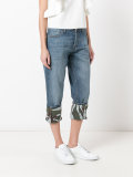 cropped jeans