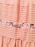 pleated long dress