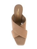 wrap front sandals