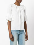 pleated blouse 