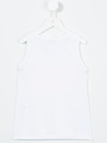 logo print tank top