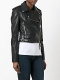 Eyelet Biker Jacket