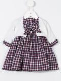 checked smock dress