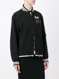 embellished bomber jacket