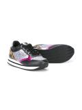 glitter panel sneakers